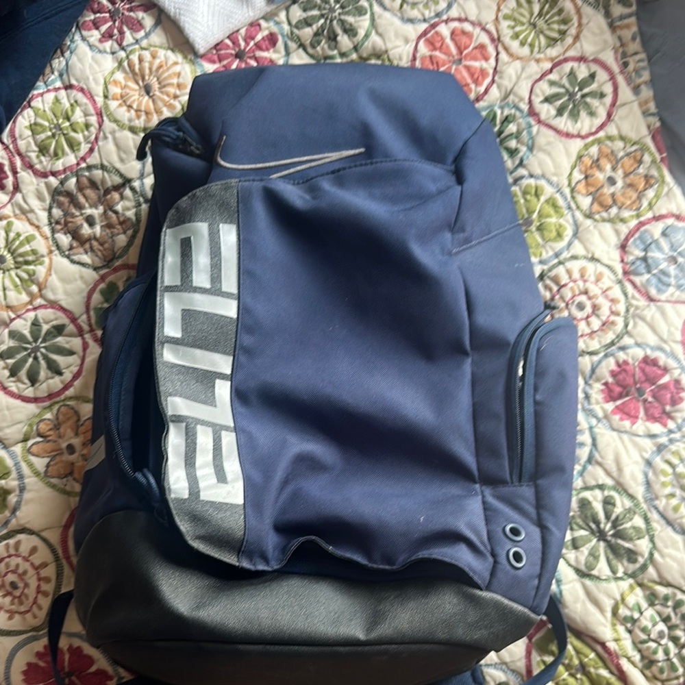 Nike Elite Navy and Gray Men's/Women’s Backpack